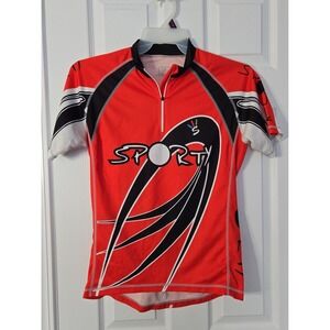 Sporty Bike Boys Jersey Size Medium Shirt Sleeve
